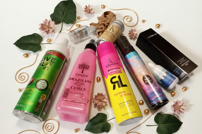 Elegant Beauty Product Flat Lay