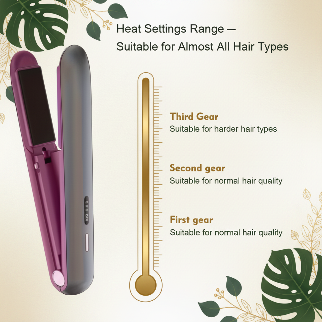 Elegant Cordless Hair Straightener