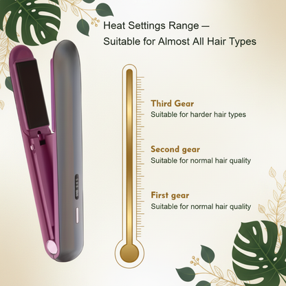 Elegant Cordless Hair Straightener